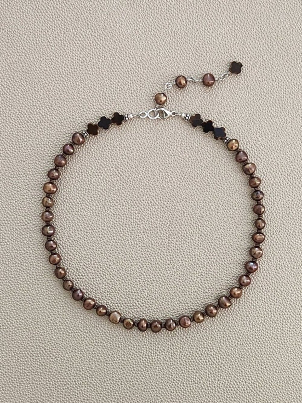 MOCHA BROWN PEARL NECKLACE
